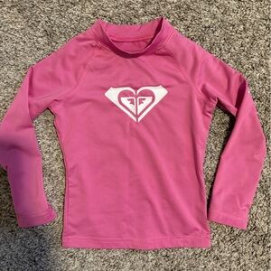 Roxy Kids Fuchsia Rash Guard